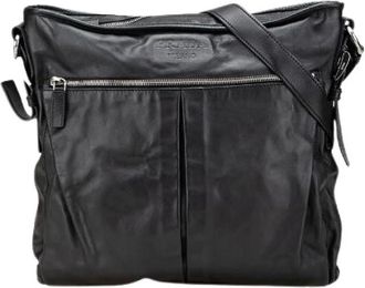 Prada Pre-owned Cross Body Bags, female, Black, Size: ONE SIZE Pre-owned Leather prada-bags