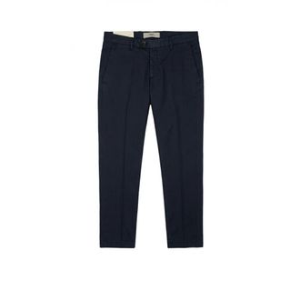 BRIGLIA 1949 Heren, Broeken, Blauw, Maat: W45 Katoen