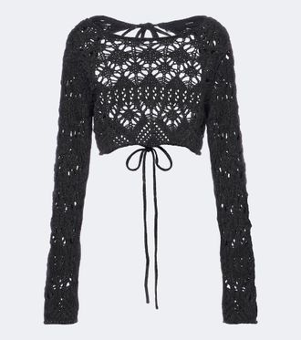Alanui Top Tim To Shine in crochet