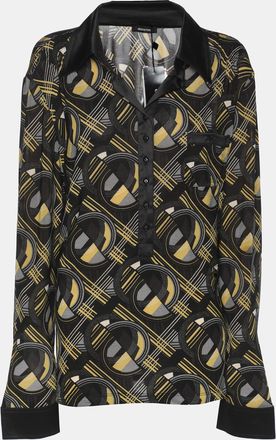 Elena Miro Multicolor Printed Jersey Full Sleeve T-Shirt