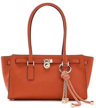 Michael Kors Hamilton Moderne Small East West Shoulder Tote Handbags Mimosa : SM, Leather