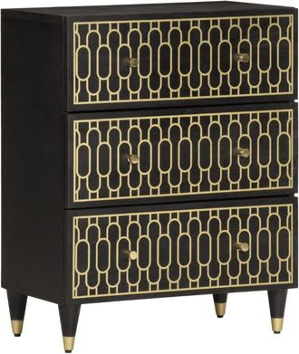 vidaXL Side Cabinet 60x33x75 cm Solid Wood Mango vidaXL