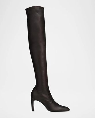 Toteme 85MM Leather Over-The-Knee Boots