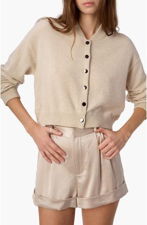 Cami NYC Marcela Boxy Cashmere Cardigan in Bone at Nordstrom, Size X-Large