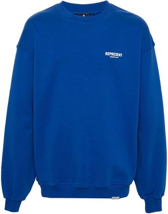Represent Owners Club cotton sweatshirt - unisex - Cotton/Elastane/Cotton - L - Blue