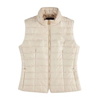 Fay Vests, female, Beige, Size: M abiti poliestere