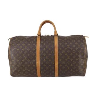 Louis Vuitton Pre-owned Weekend Bags, unisex, Brown, Size: ONE SIZE Pre-owned Vintage Monogram Keepall Travel Bag