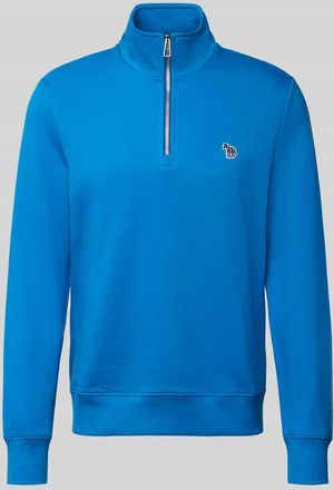 Paul Smith Sweatshirt mit Stehkragen und Rei&szlig;verschluss in Blau, Gr&ouml;&szlig;e XL