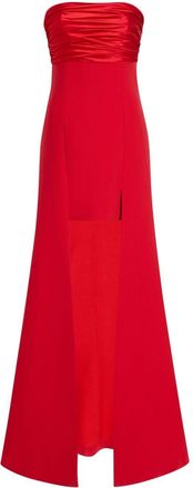 Cinq &agrave; Sept Lorella strapless dress - women - Polyester/Viscose/Spandex/Elastane - 8 - Red