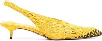 Jacquemus Gele ballerinas voor vrouwen - Dames - Pumps - Geel - 37 EU - Schoenen