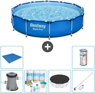 Bestway Piscina Bestway Steel Pro Redonda - 366x76 Cm - 8-piezas S21595