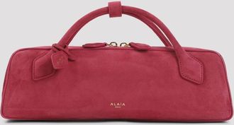 Alaia Alaia Teckel Suede Clutch