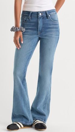 Good American Soft High Waist Bootcut Jeans in Indigo1238 at Nordstrom, Size 14