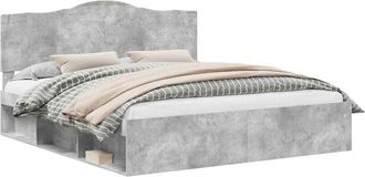 vidaXL Bed Frame with Headboard Concerte 180 x 200 cm Solid Pine Wood vidaXL