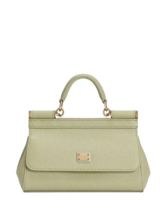 Dolce & Gabbana logo-plaque tote bag - Groen