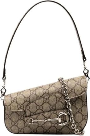 Gucci Pre-owned Shoulder Bags, female, Brown, Size: ONE SIZE Pre-owned Shoulder Bag