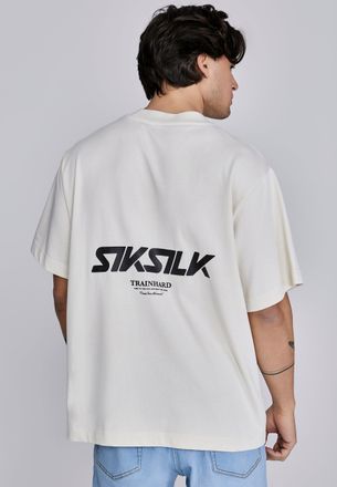 Siksilk Mens Ecru Graphic T-Shirt XXL