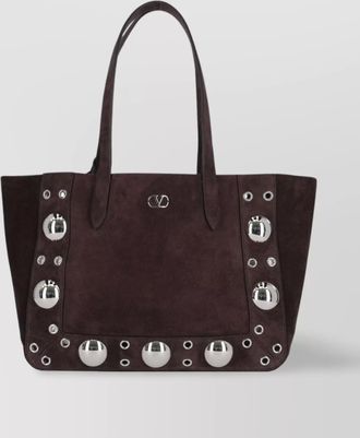 Valentino Garavani nellc&ocirc;te medium leather tote bag
