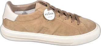 Hogan H691 Sneakers - Heren - Sneakers - Beige - 45 EU - Leer - Schoenen