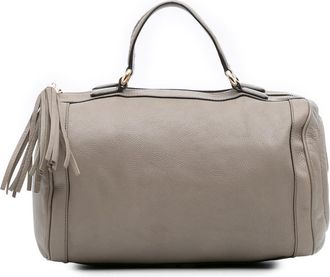 Gucci Pre-owned Gucci Medium Pebbled Calfskin Soho Boston Bag Ladies 282302 493075