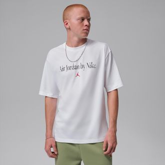 Nike Jordan Mens Jordan Brooklyn T-Shirt in White | IX1576-100