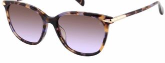 Rag & Bone Womens Rnb1035/s 0Dex Sunglasses In Violet Havana