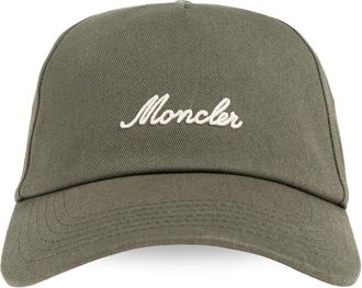 Moncler Baseball Cap - Heren - Petten - Groen - ONE Size - Katoen - Accessoires