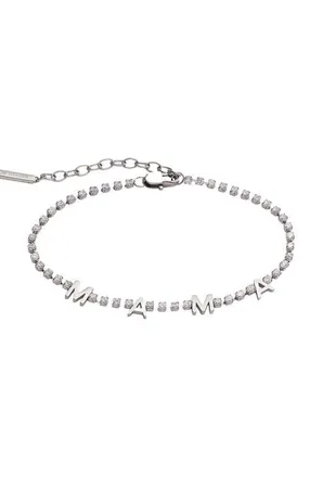 Alex and Ani Mama Tennis Bracelet in Silver at Nordstrom