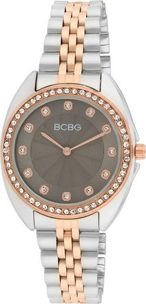 BCBGeneration Glitz Bracelet Watch, 34mm in Two Tone Rose at Nordstrom Rack