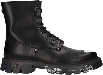 Premiata Brixton 461 - Heren - Veterlaarzen - Zwart - 42 EU - Leer - Schoenen