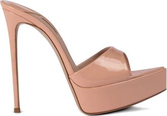 Le Silla Sandalen met plateauzool - Beige