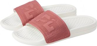 Athletic Propulsion Labs Womens Big Logo Techloom Slide In Ivory/cedar