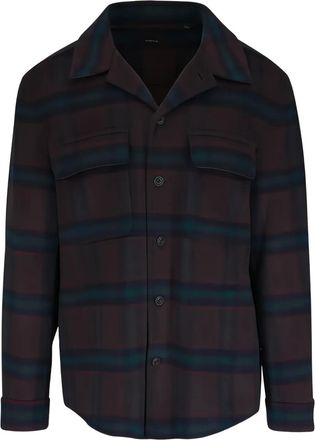 Vince Giacca-camicia tartan - Marrone