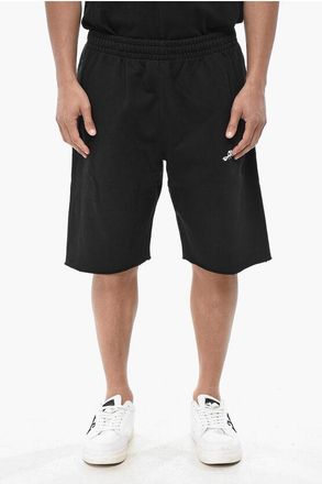 Off-white Brushed Cotton Shorts with Raw Hem size Xxl