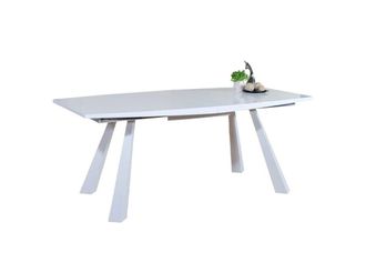 Pondecor Interiorismo Mesa Sirocco patas y sobre en MDF lacado en blanco