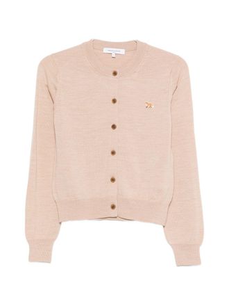 Maison Kitsun&eacute; Baby-Fox-Woll-Cardigan von Maison Kitsune