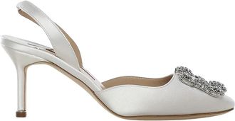 Manolo Blahnik Pumps - Dames - Pumps - Beige - 41 EU - Schoenen