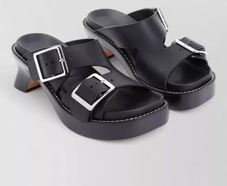 Loewe leather mules