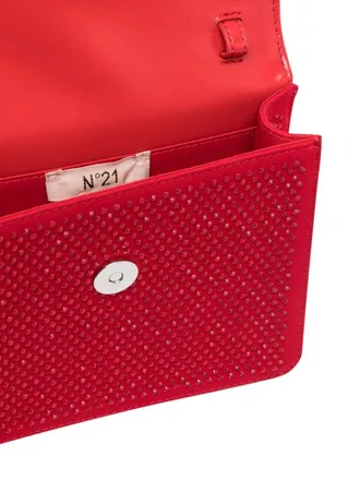 N&deg;21 Girls Pouch Red Polyester Shoulder Bags