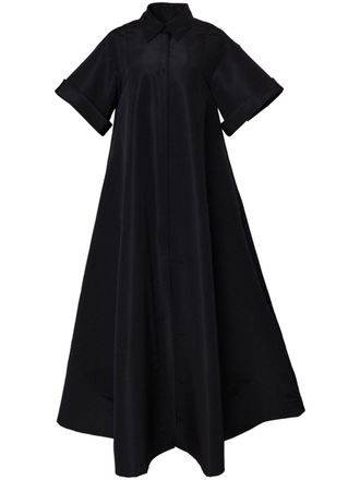 Carolina Herrera Abito da sera a maniche corte - Nero
