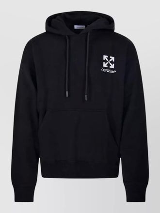 Off-white arrow motif skate hooded sweatshirt