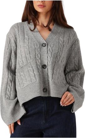 Second Female Dames, Truien, Grijs, Maat: S Wol