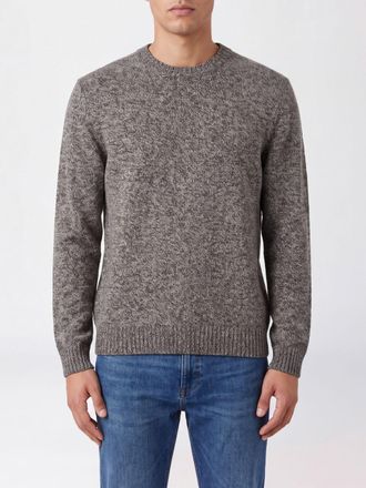Zanone Fine-Knit Virgin Wool Crewneck Jumper with Long Sleeves