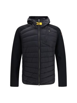 Parajumpers Mens Jacket Nolan Hybrid Black Inner: Duck Down Padded &