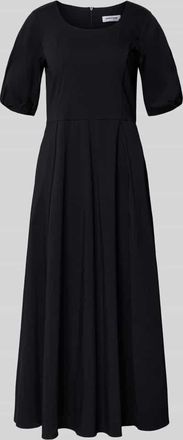 More & More More & More Midikleid mit Raffungen in Black, Gr&ouml;&szlig;e 34