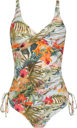 Lygia & Nanny Tankini Bruma con stampa tropicale - Verde
