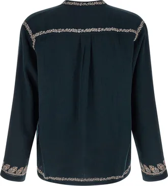 Isabel Marant Mens Blue Cotton Blouse