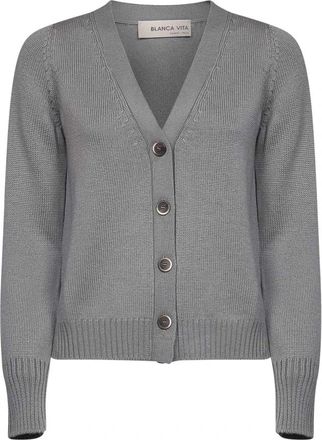 Blanca Vita Cardigans - Dames - Vesten - Grijs - XS - Truien & Vesten