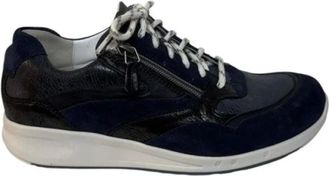 Durea Schoenen, Dames, Zwart, 36 EU, Leer, 6306/685 H Sneaker