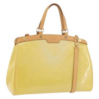 Louis Vuitton Pre-owned Handbags, female, Yellow, Size: ONE SIZE Pre-owned Vintage Hand Bag